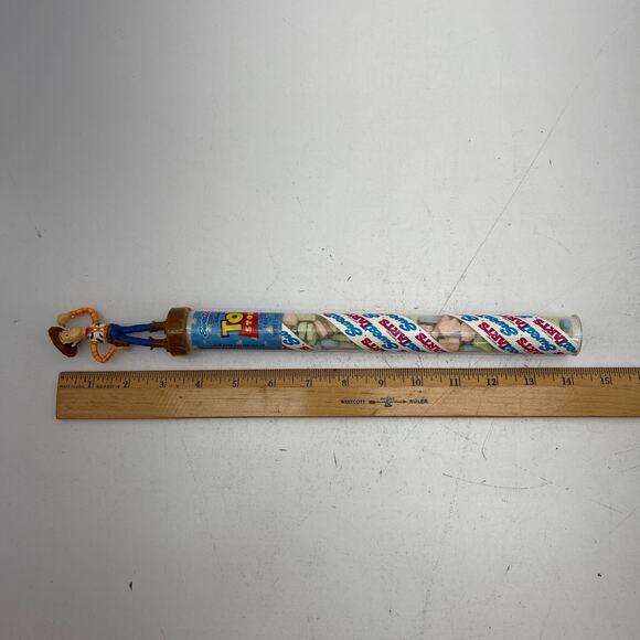 Lot Of 5 Original Disney Toy Story Buzz Woody Sweet Tarts Tube, Fun Straw, Badge - Picture 14 of 16